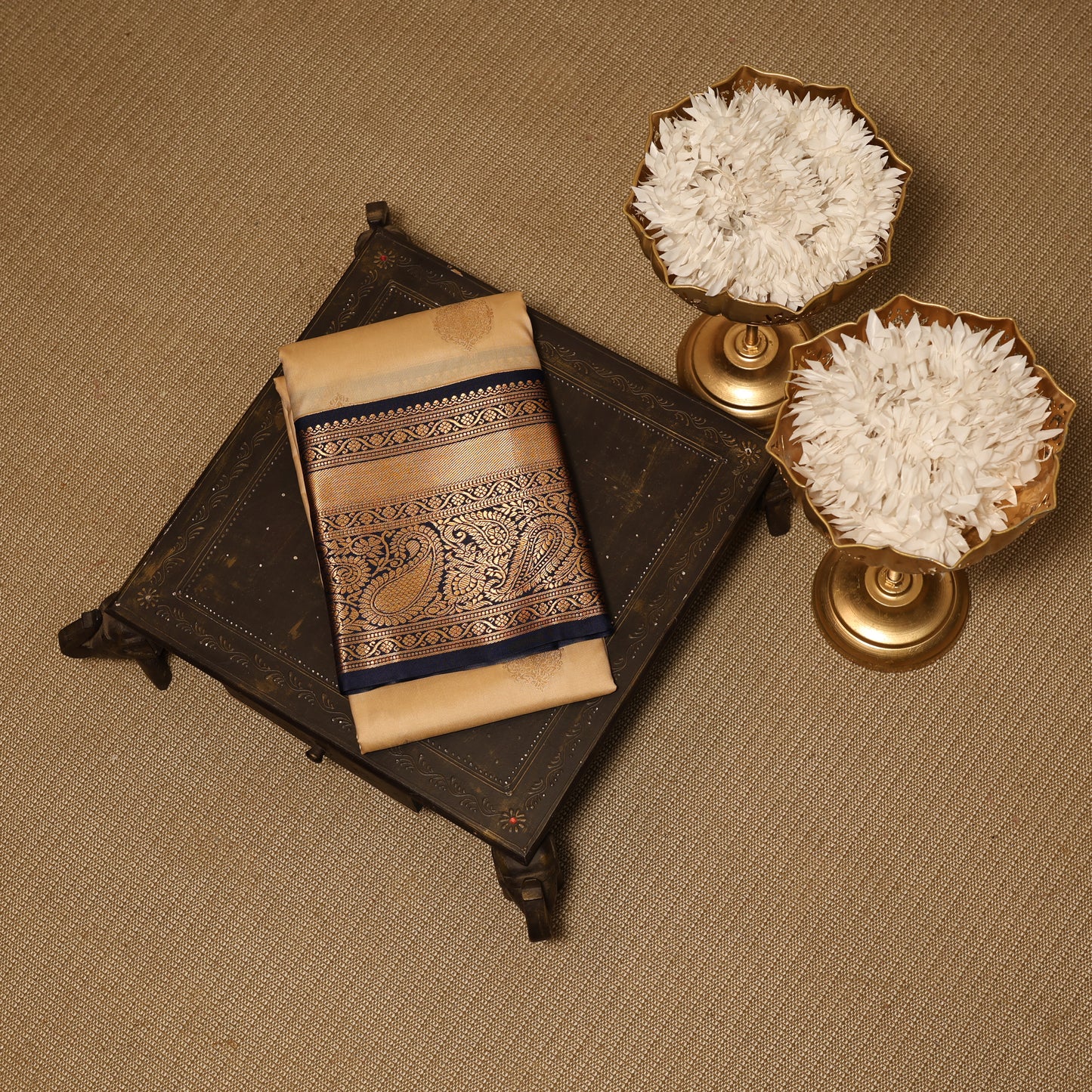 Kanchi Gadwal Silk Saree