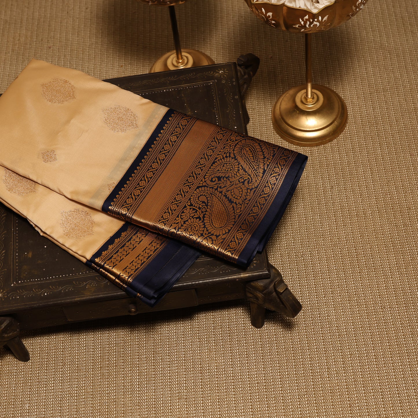 Kanchi Gadwal Silk Saree