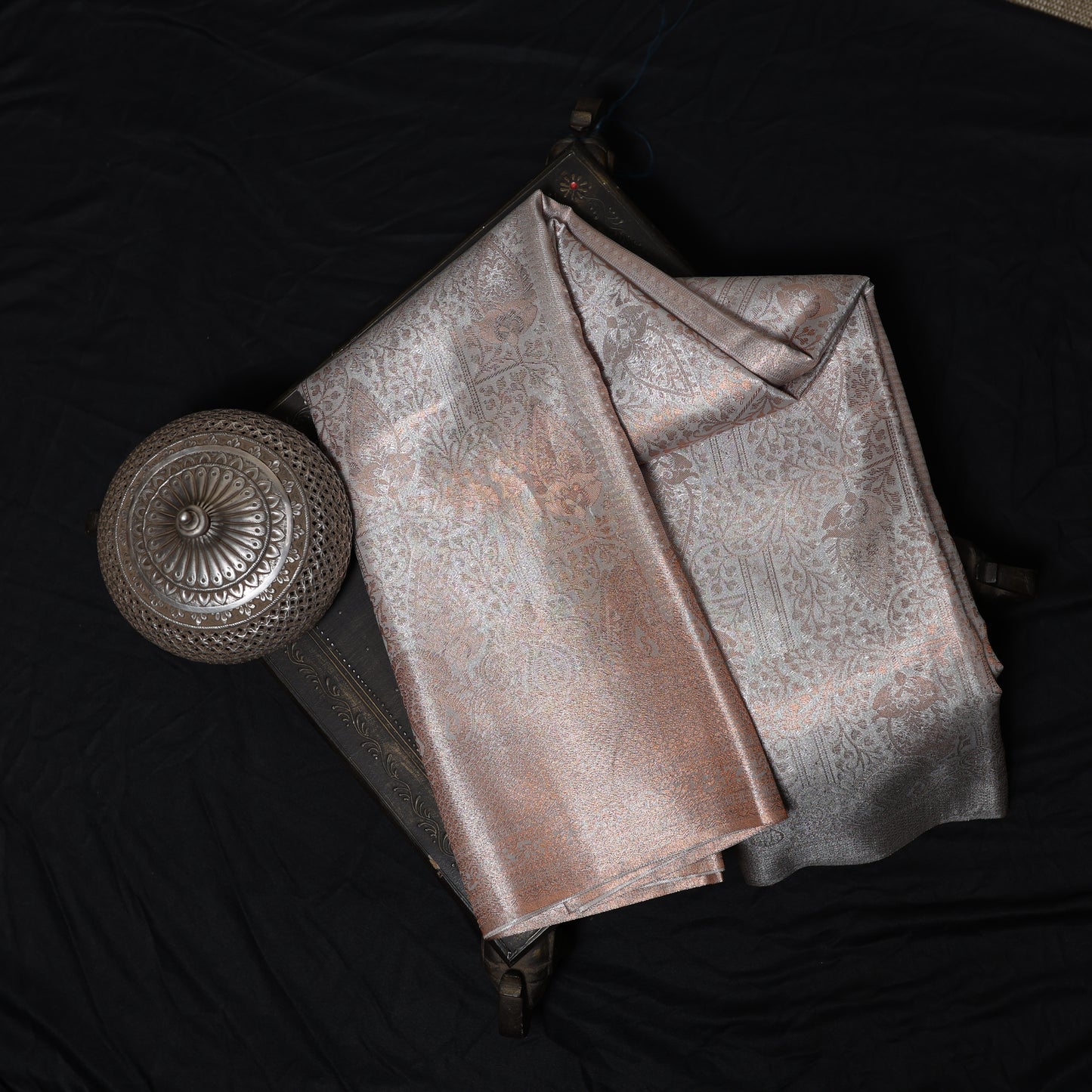 Brocade Tissue Silk Saree