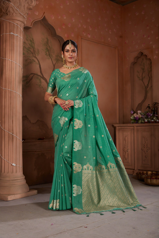 Sage Green Soft  Silk